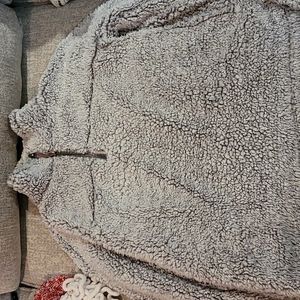 fuzzy half zip up jacket from Marshall's